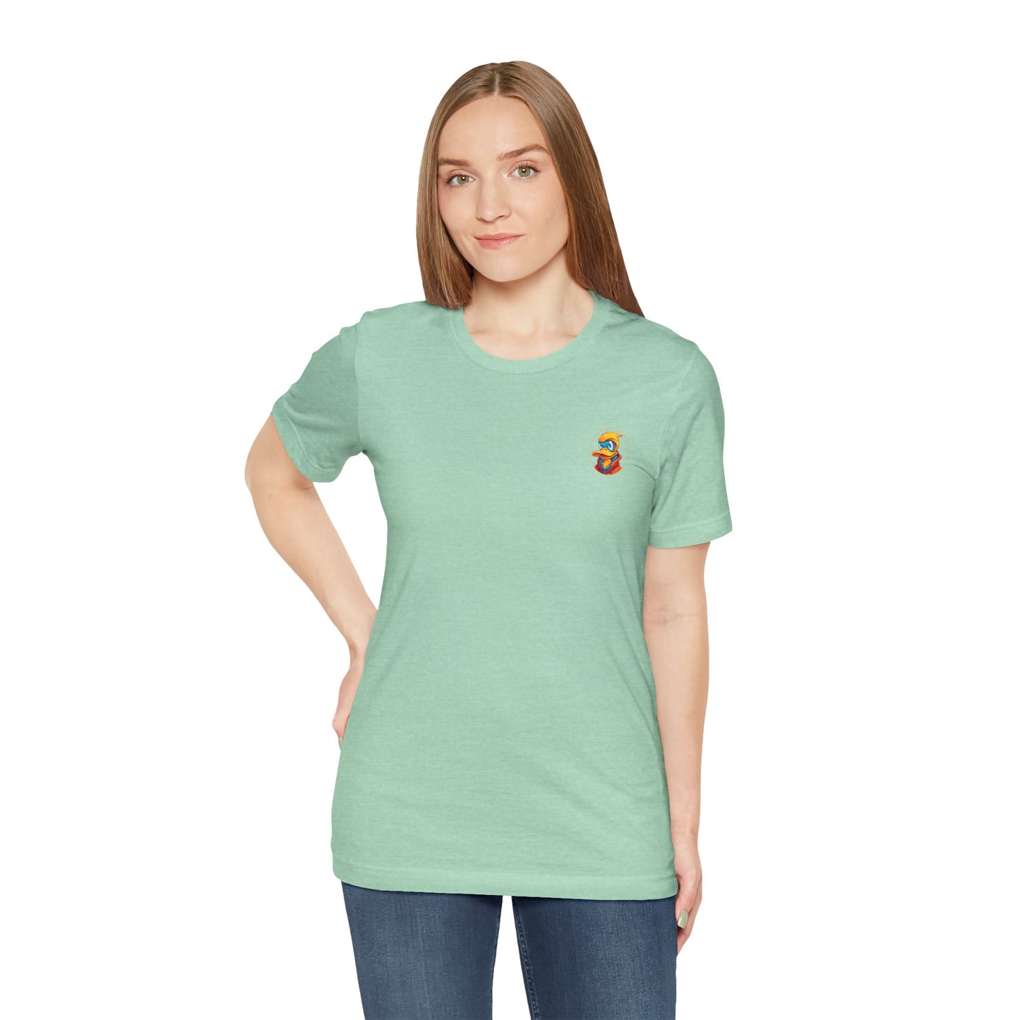 Attracted! (Design on Back) - Unisex Jersey Short Sleeve Tee